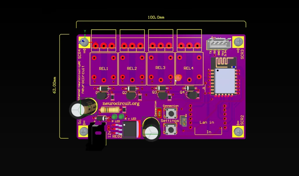 Remote control network relay module