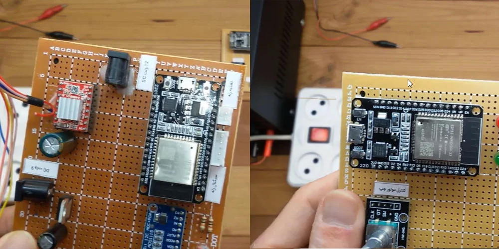 Industrial servo motor control project