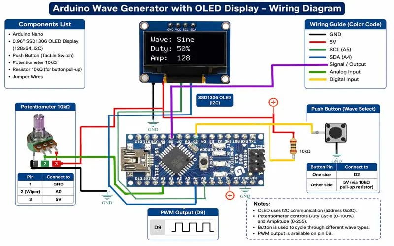 Arduino Wave Generator Project
