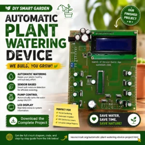 Automatic plant watering device project