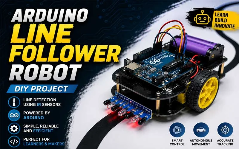 Line Following Robot with Arduino