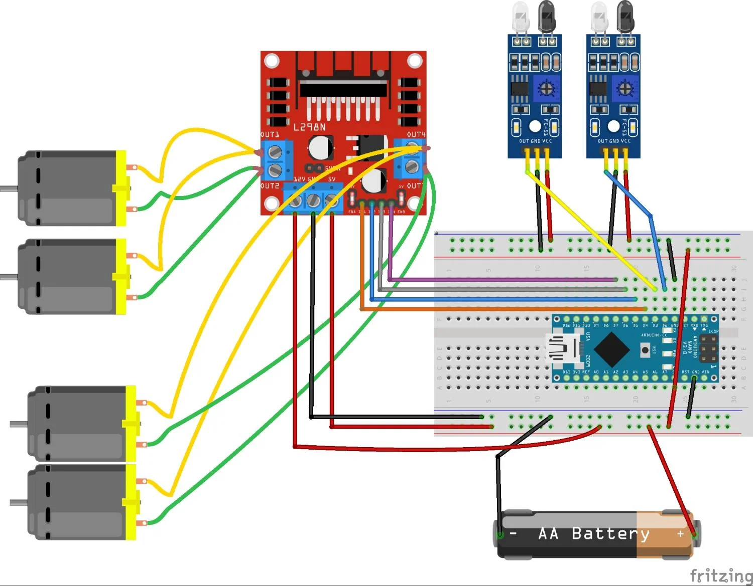 Line-tracking-robot